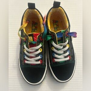 Nintendo Mario Brothers size 12 Black Kids Slip in Sneakers